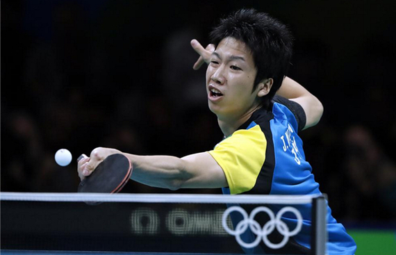 法国乒乓球队力克中国乒乓球队，水谷隼高光表现